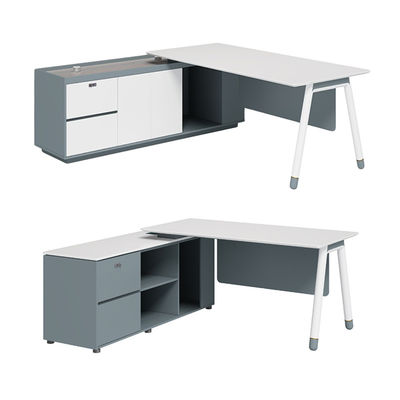 Tabela de computador executivo de design contemporâneo para mobiliário de escritório escolar