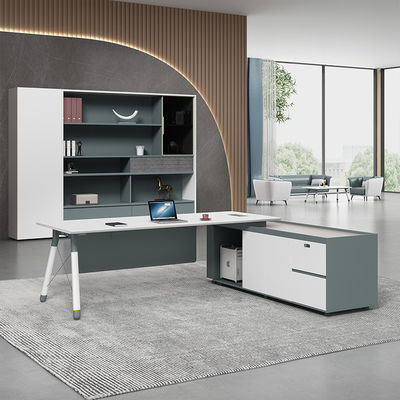 Tabela de computador executivo de design contemporâneo para mobiliário de escritório escolar