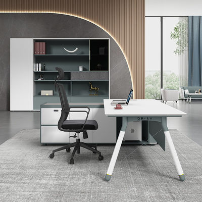 Tabela de computador executivo de design contemporâneo para mobiliário de escritório escolar