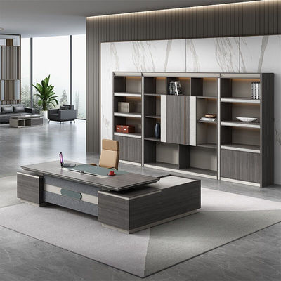 Design contemporâneo Loja de balcão único Mobiliário de escritório Painel Tipo Mesa de montagem simples