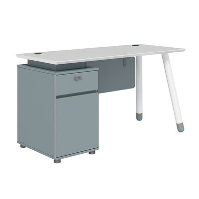 Mesa de escritório em madeira em forma de L para gerente executivo em cores personalizadas