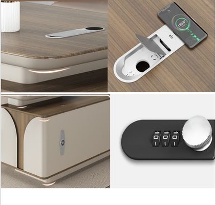 Melamina Superfície Chefe Mesa para Móveis de Tamanho Personalizado Forma L Escritório de Computador Moderno