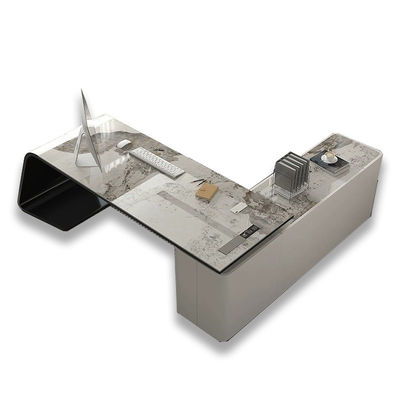 Design de mobiliário de escritório para executivo de casa Chefe Luxury Grey Escritorio De Oficina