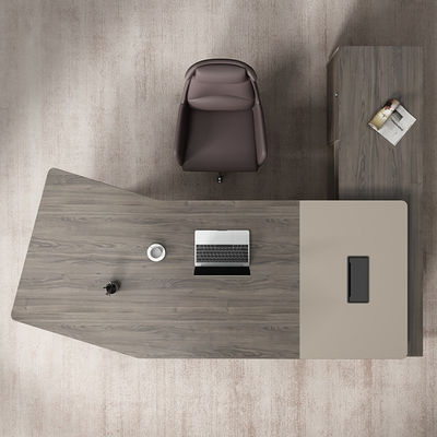 Mesa executiva de madeira maciça Design moderno e elegante para móveis de escritório confortáveis