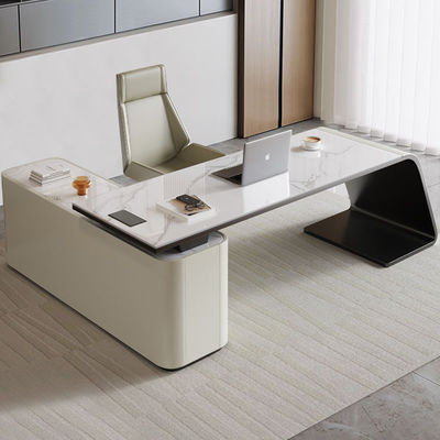 Mobiliário comercial Chefe moderno Mesa para gerente executivo Escritório de computador de luxo