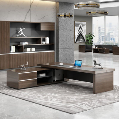 Luxury Boss Executivo Madeira Mobiliário Moderno Mesa de Escritório Mesa