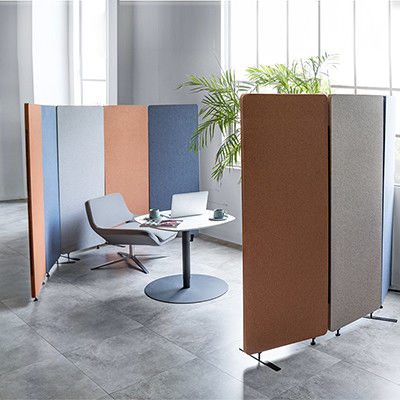 Ecrã dobrável moderno e elegante para decoração de escritórios e cafés