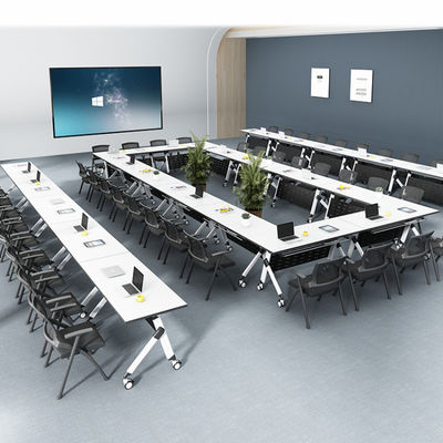Mobiliário de escritório Pitcure Mesa de conferências dobrável personalizável para espaços de trabalho dinâmicos
