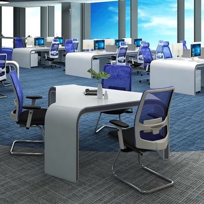 ODM Escritório Triângulo Moderno Combinação de Mesa e Cadeira Small Showroom Mesa de Conferência