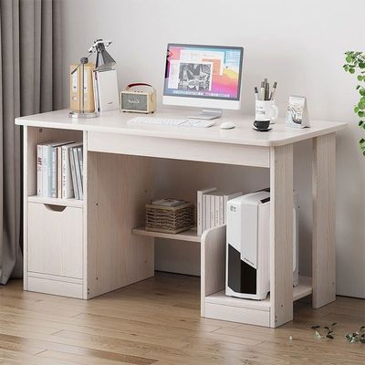 Mesa de escritório em casa de design contemporâneo com armazenamento multifuncional e suporte da unidade principal