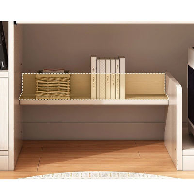 Mesa de escritório em casa de design contemporâneo com armazenamento multifuncional e suporte da unidade principal