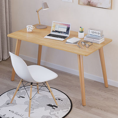 Mobiliário de escritório de madeira Computador portátil simples Mesa e cadeira para sala de estudo de meninas