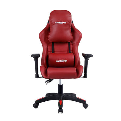 Cadeira de jogos competitiva com ajuste de altura do encosto completo e design ergonômico