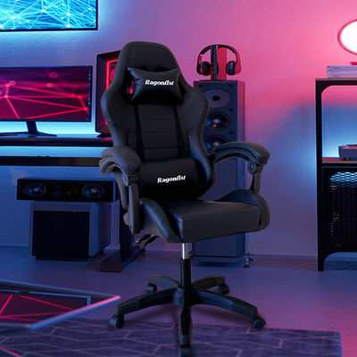 Cadeira de jogos competitiva com ajuste de altura do encosto completo e design ergonômico
