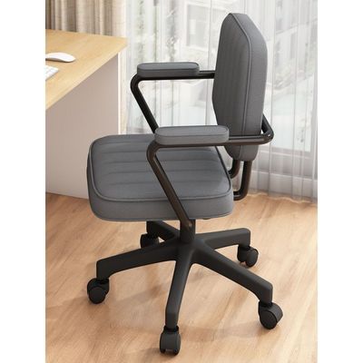 Cadeira de computador de estudo em casa de acabamento castanho para assento confortável e ergonômico das crianças