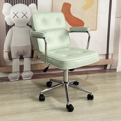 Cadeira de computador ergonômica com altura ajustável para apoio de costas confortável e escritório doméstico