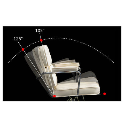 Cadeira de computador ergonômica com altura ajustável para apoio de costas confortável e escritório doméstico