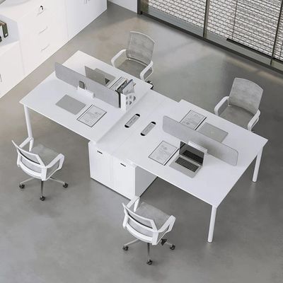 Cores personalizadas Mobiliário de escritório moderno Estação de trabalho de computador Mesa para monoposto
