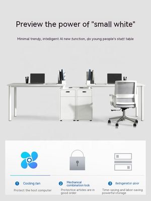 Cores personalizadas Mobiliário de escritório moderno Estação de trabalho de computador Mesa para monoposto