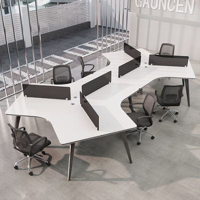 Combinações de secretária e cadeira de escritório Móveis de escritório modulares para programa de design da empresa