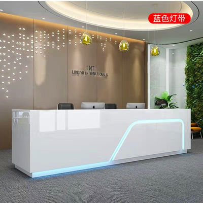 Modern Design Reception Desk para recepção corporativa personalizada e inscrição em conferências