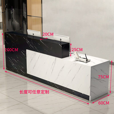 Recepção Salão de beleza cor personalizada 140 * 60 * 100 cm Feito em 2023 estilo moderno