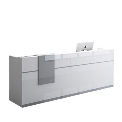 Recepção Consulta de recepção gabinete de bar simples personalizável para caixa da empresa