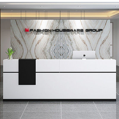 Recepção Consulta de recepção gabinete de bar simples personalizável para caixa da empresa