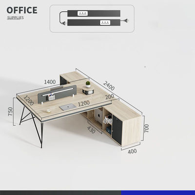 Mobiliário comercial Estação de trabalho aberta modular Mobiliário de escritório com estante móvel