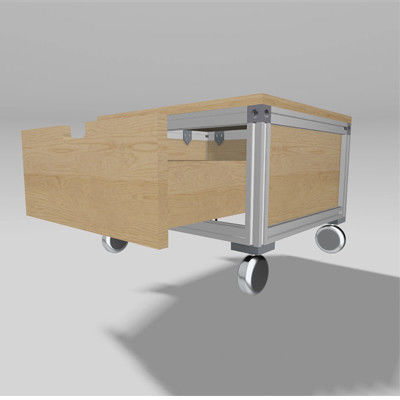 Mesa de trabalho de madeira multifuncional A solução perfeita para escritório e conferência