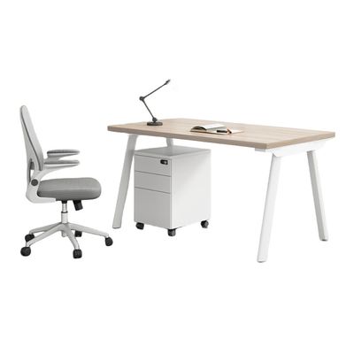 Combinação de mobiliário de escritório simples moderno 4 6 assento artificial mesa assento de cartão de tela
