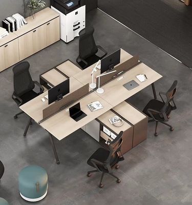 Combinação de mesa e cadeira Estação de trabalho personalizável para pessoal