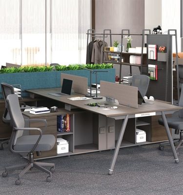 Combinação de mesa e cadeira Estação de trabalho personalizável para pessoal