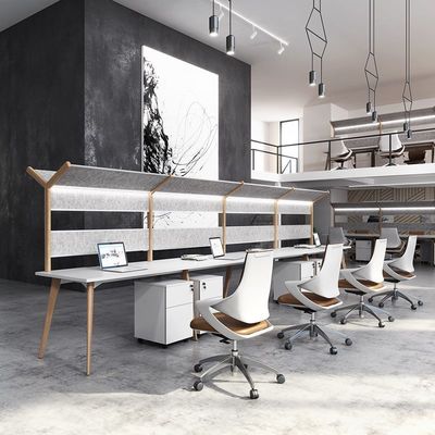 Mesa de mobiliário de escritório comercial moderno com certificado ISO9001/ISO14001