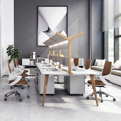 Mesa de mobiliário de escritório comercial moderno com certificado ISO9001/ISO14001