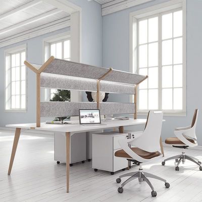Mesa de mobiliário de escritório comercial moderno com certificado ISO9001/ISO14001