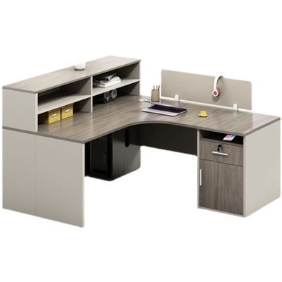 Sistema de escritório modular para 4 pessoas Móveis de escritório personalizáveis em design moderno
