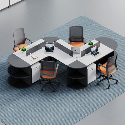 Mobiliário de escritório comercial moderno Estação de trabalho de divisória de cubículo modular personalizável