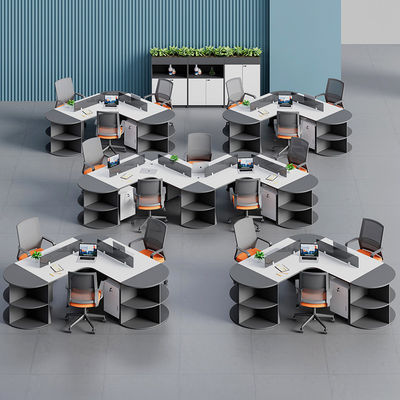 Mobiliário de escritório comercial moderno Estação de trabalho de divisória de cubículo modular personalizável