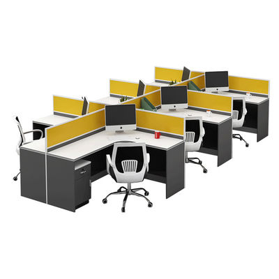 Estação de trabalho de estilo moderno, mesas e cadeiras, combinação para o escritório do supervisor