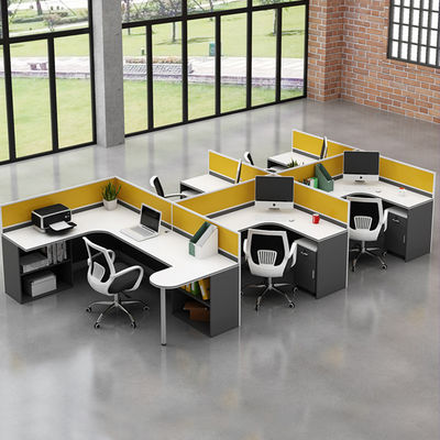 Estação de trabalho de estilo moderno, mesas e cadeiras, combinação para o escritório do supervisor