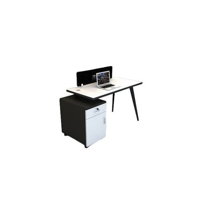 Estação de trabalho de combinação de mesa e cadeira personalizável para 4-6 pessoas para locais de negócios