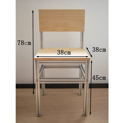 Mesa de conferências Rectangular estilo de madeira maciça Escritório comercial Estação de trabalho de computador