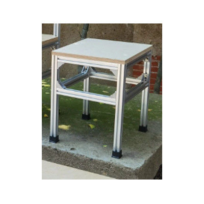 Mesa de conferências Rectangular estilo de madeira maciça Escritório comercial Estação de trabalho de computador