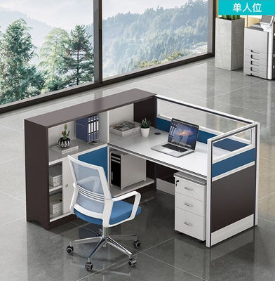 Cabelos retos Funcionários de escritório Mesa de trabalho e combinação de cadeira para mesa de escritório