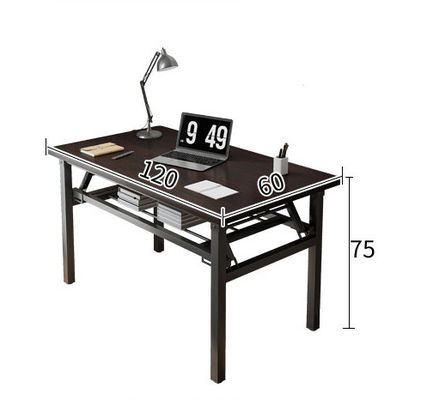 Home Fabricantes de móveis de escritório Computador dobrável simples Mesa longa Mesa de ferro