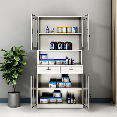 90*40*180cm Especificações Gabinete de Medicina de Aço Inoxidável para Hospital e Clínica