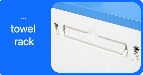 Armário de cama de plástico espessado ABS médico em cor personalizada para o hospital geral