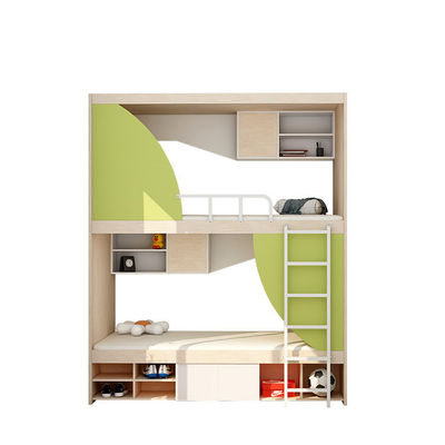 Cama de hotel de poupança de espaço estilo minimalista moderno cama de ferro com grande espaço de armazenamento