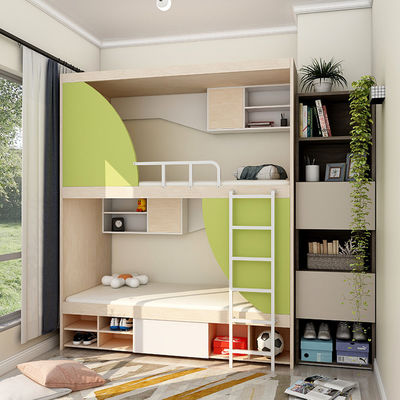 Cama de hotel de poupança de espaço estilo minimalista moderno cama de ferro com grande espaço de armazenamento